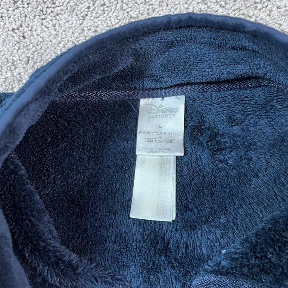 Disney Donald Duck Fleece Jacket Blue Men’s Size Large - Picture 3 of 7